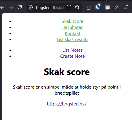 Skakscore